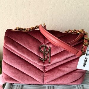Elegant Large Velvet Women Bag